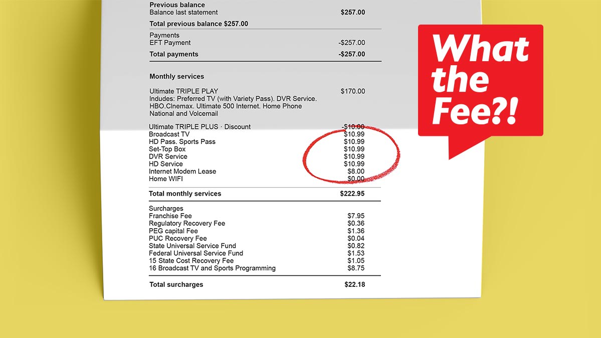 New Cable Company Fees! How to lower them forever!!!