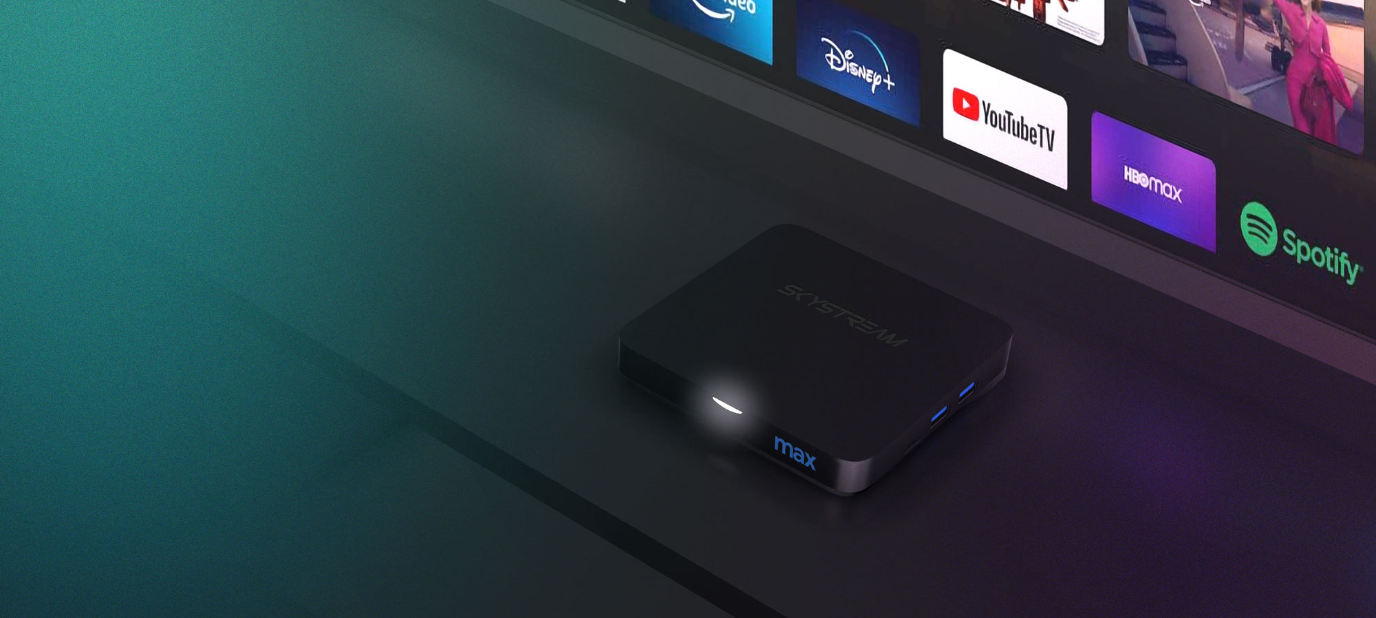 The NEW SkyStream Max | AndroidTV Streaming Media Player