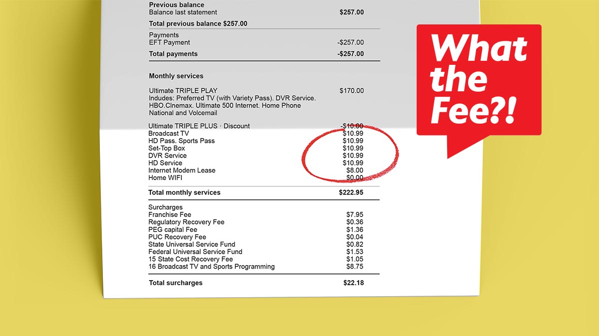 New Cable Company Fees! How to lower them forever!!!