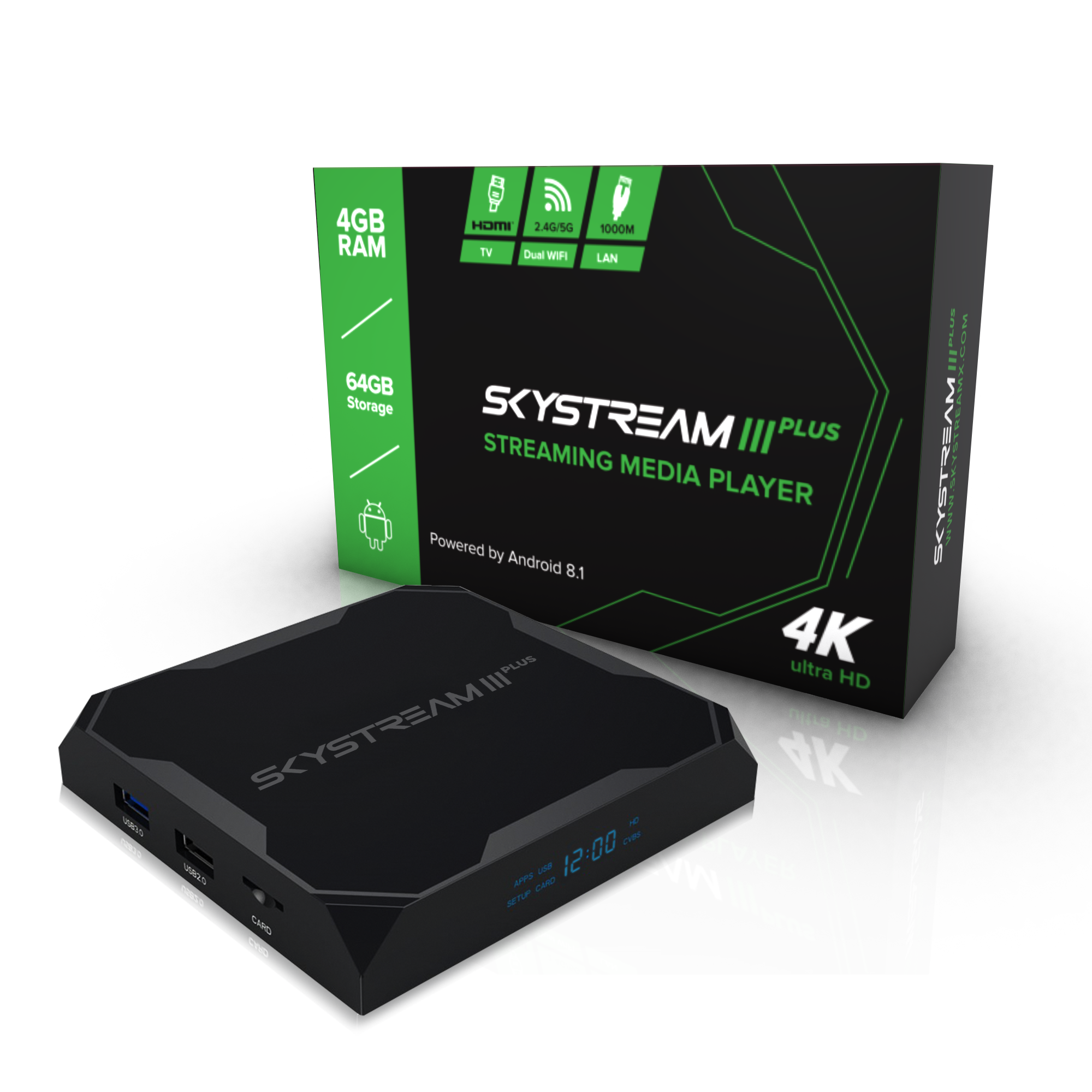 SkyStream Three and Three Plus